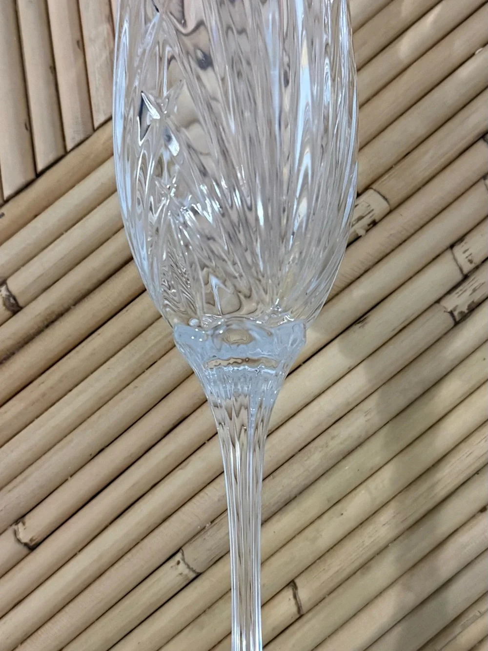 Cristal d’Arques Cortney 3-Flute Champagne Set 24% Lead Crystal Glasses France